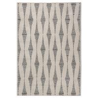 TEPPICH COLN, im Skandi-Stil, Creme-Schwarz, 200 x 290 cm - Beige, Textil (200/290cm) - KADIMA DESIGN