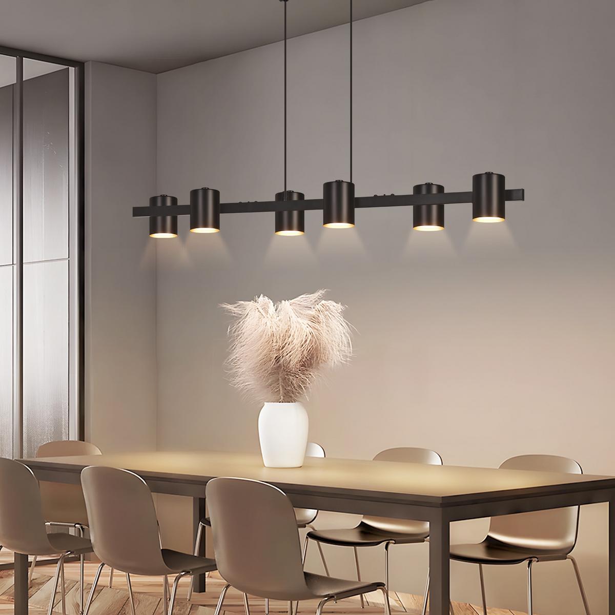 PENDELLEUCHTE Aelion 85.5/7.5/150 cm - Schwarz, Metall (85.5/7.5/150cm) - ZMH
