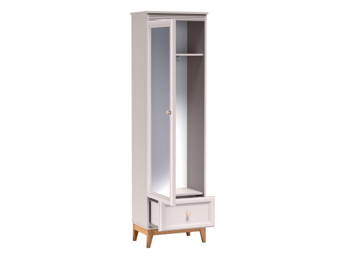 DREHTÜRENSCHRANK Windsor W-18 - Kaschmir/Goldfarben, Holz/Holzwerkstoff (55/193/35cm) - MIRJAN24