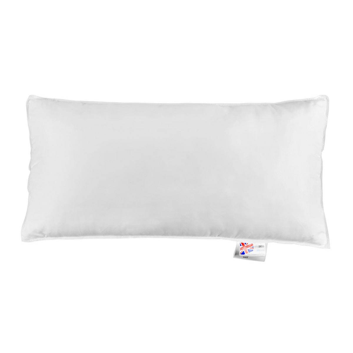 KOPFKISSEN 2er-Set, Super-Mikrofaser 40/80 cm - Weiß, Textil (40/80cm) - Homescapes