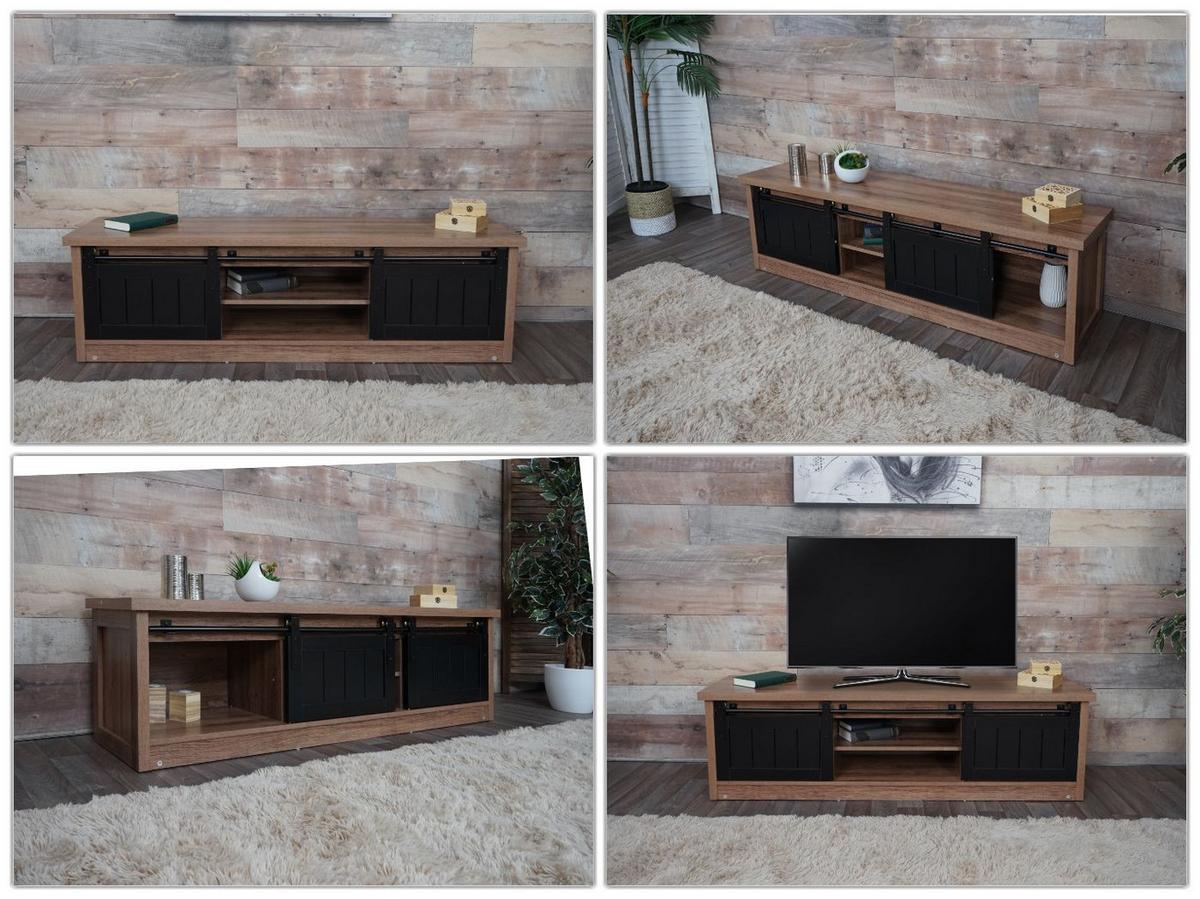 TV-RACK Braun - Braun, Holz (150/43/40cm) - MCW