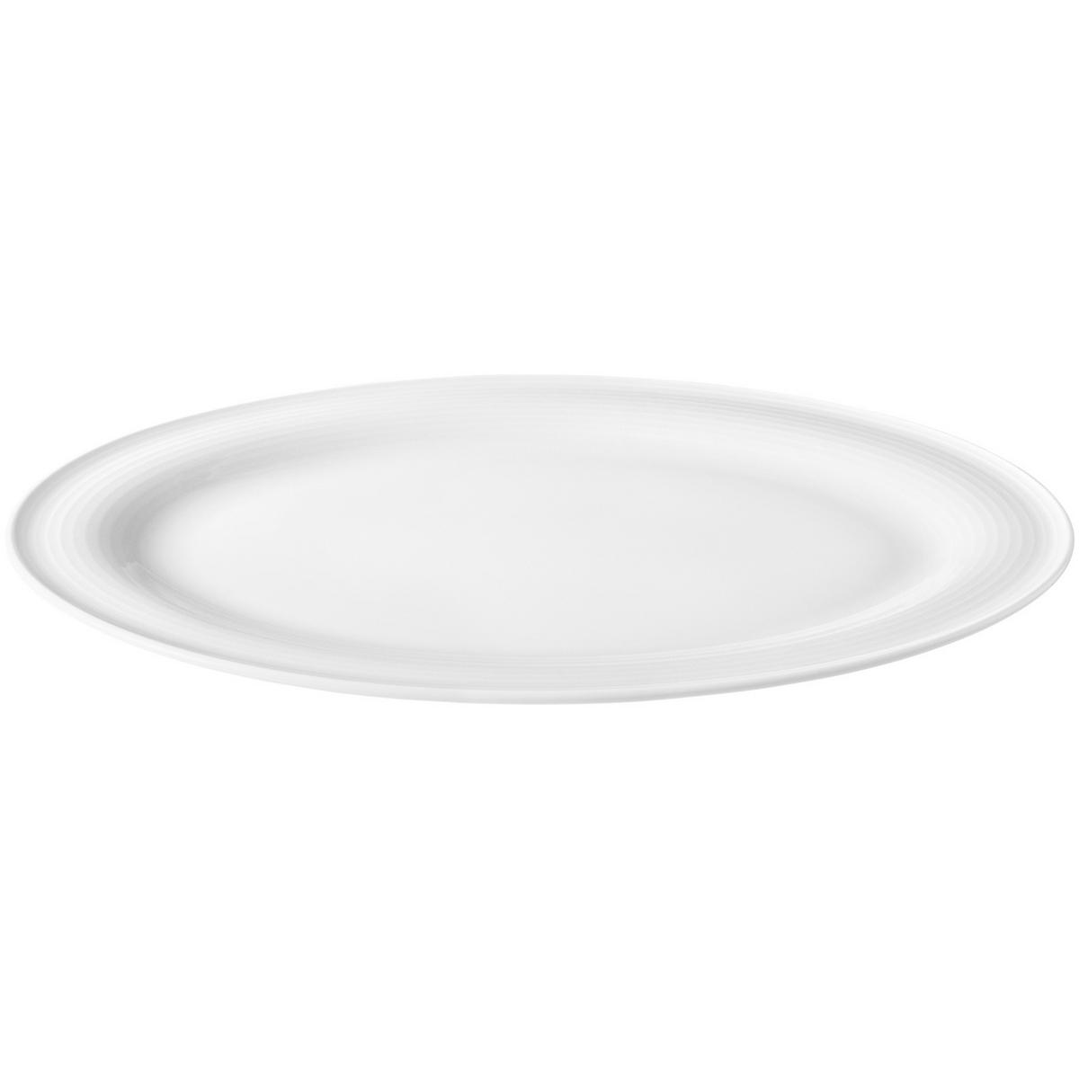 SERVIERPLATTE Beat weiß 31,1 x 23,9 cm - Weiß, Keramik (23.9/2.2/31.1cm) - Seltmann Weiden