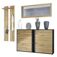 GARDEROBE Orlando Eiche Natur - Eichefarben, Holzwerkstoff (215/210/28cm) - Vladon