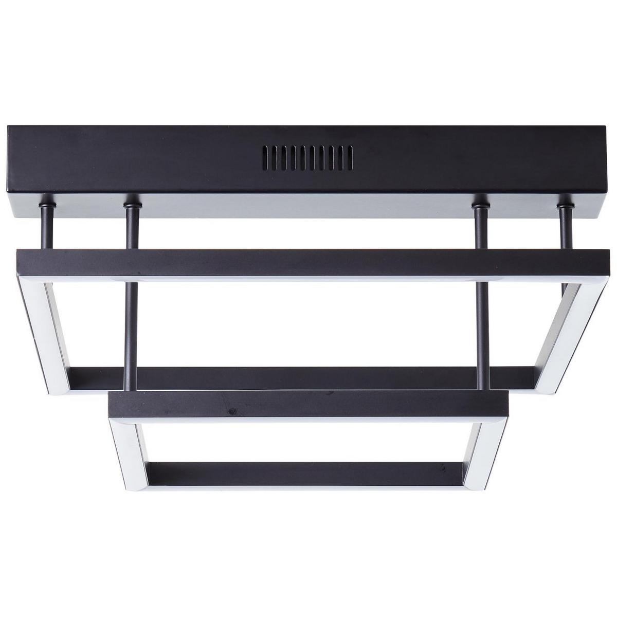 DECKENLEUCHTE Ranut G99493/06 - Schwarz, Metall (35/32/19cm) - Brilliant