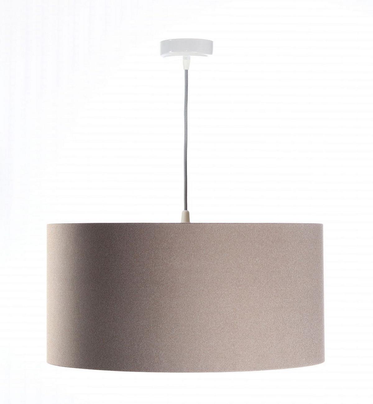 HÄNGELEUCHTE Beige 50/25 cm - Beige/Braun, Kunststoff (50/0.8/25cm) - ONZENO