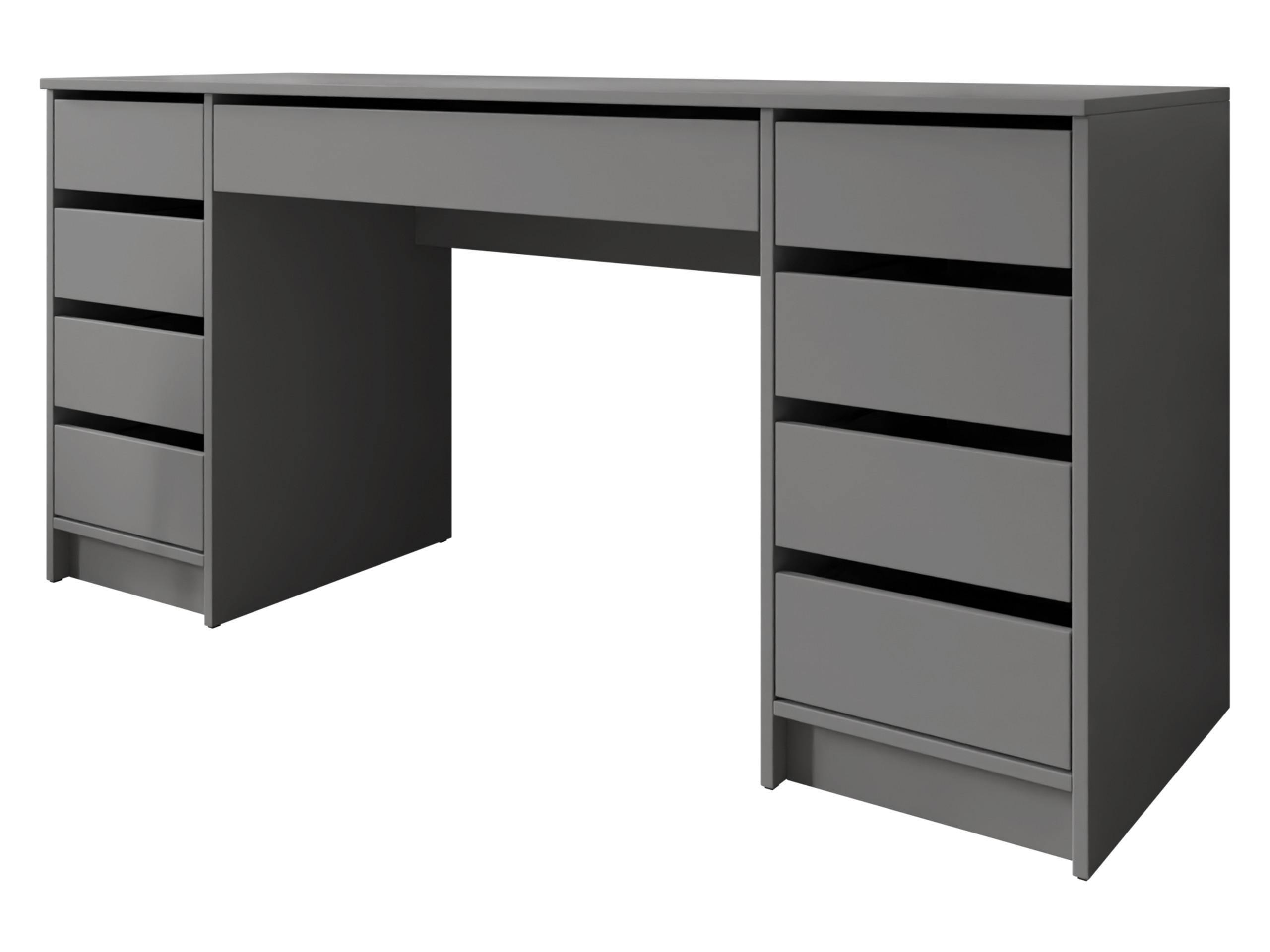 SCHREIBTISCH Ada Bis - Anthrazit, Holzwerkstoff (154/55/76cm) - MIRJAN24