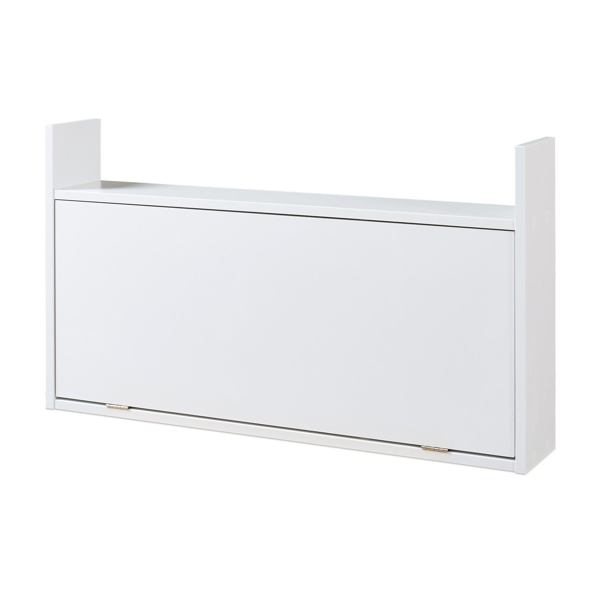 WANDSCHREIBTISCH Rautalampi - Weiß, Holzwerkstoff (83/48/14.5cm) - [en.casa]