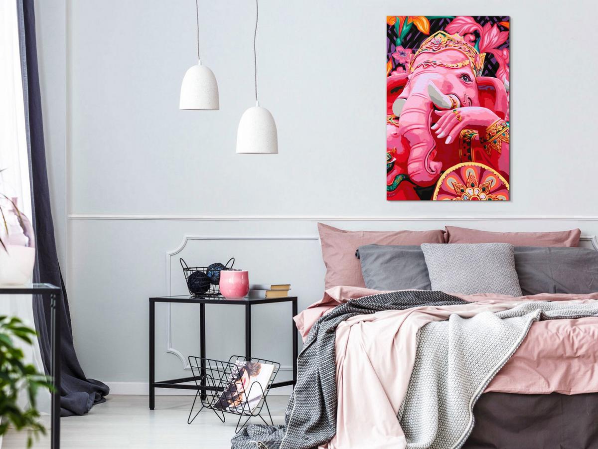 MALEN NACH ZAHLEN 40/50 cm - Multicolor, Textil (1.4/50cm) - KUNSTLOFT
