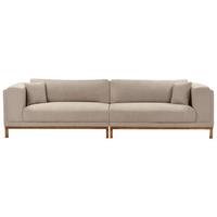 4-SITZER-SOFA Stoff Taupe Veng - Taupe/Beige, Textil (308/79/90cm) - Beliani