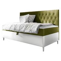 BOXBETT Filip Junior 2 - H3 - Weiß/Grün, Holz (100/200cm) - MIRJAN24