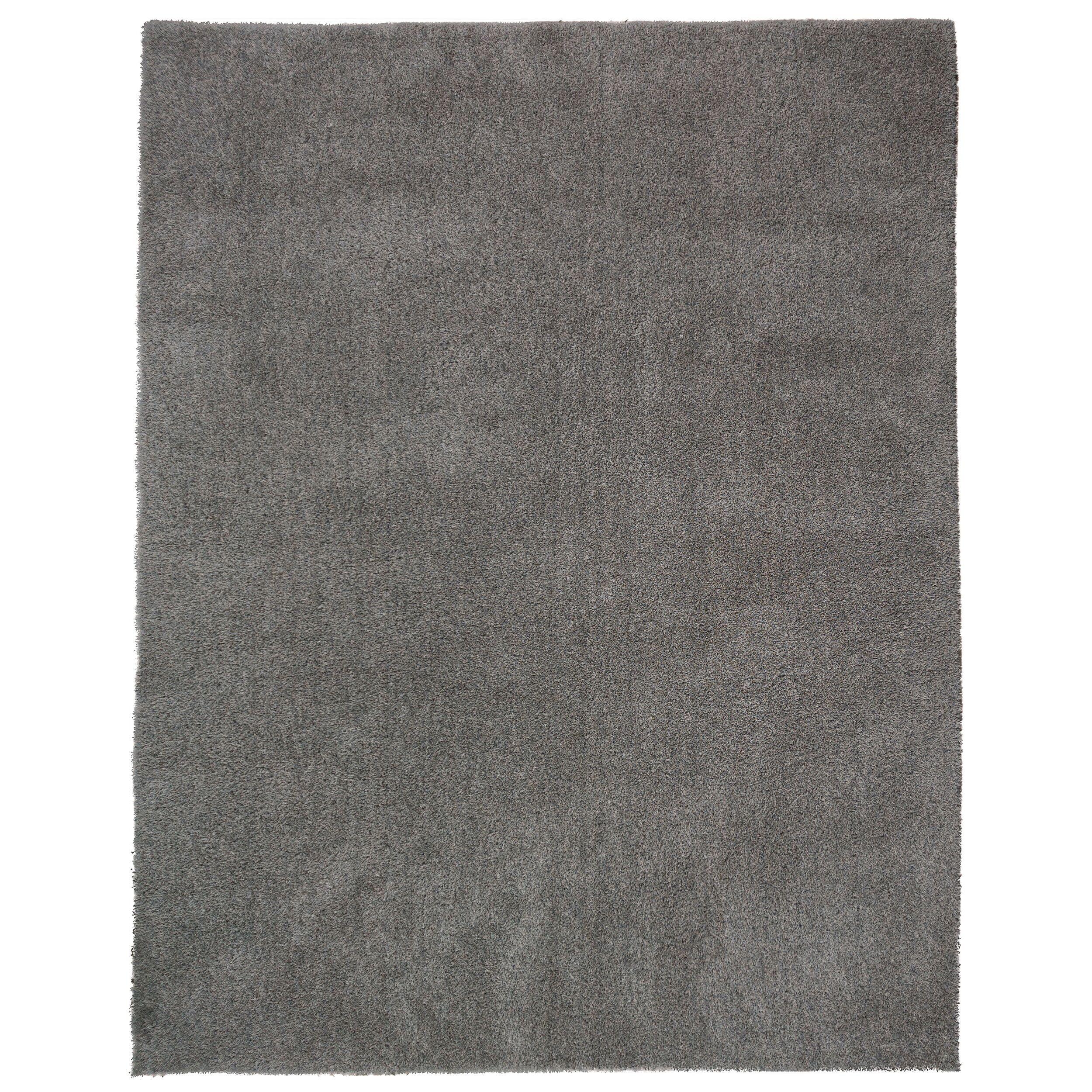 HOCHFLORTEPPICH Waschbar DIADEM, einfarbig, Dunkelgrau, 180 x 230 cm - Grau, Textil (180/230cm) - KADIMA DESIGN