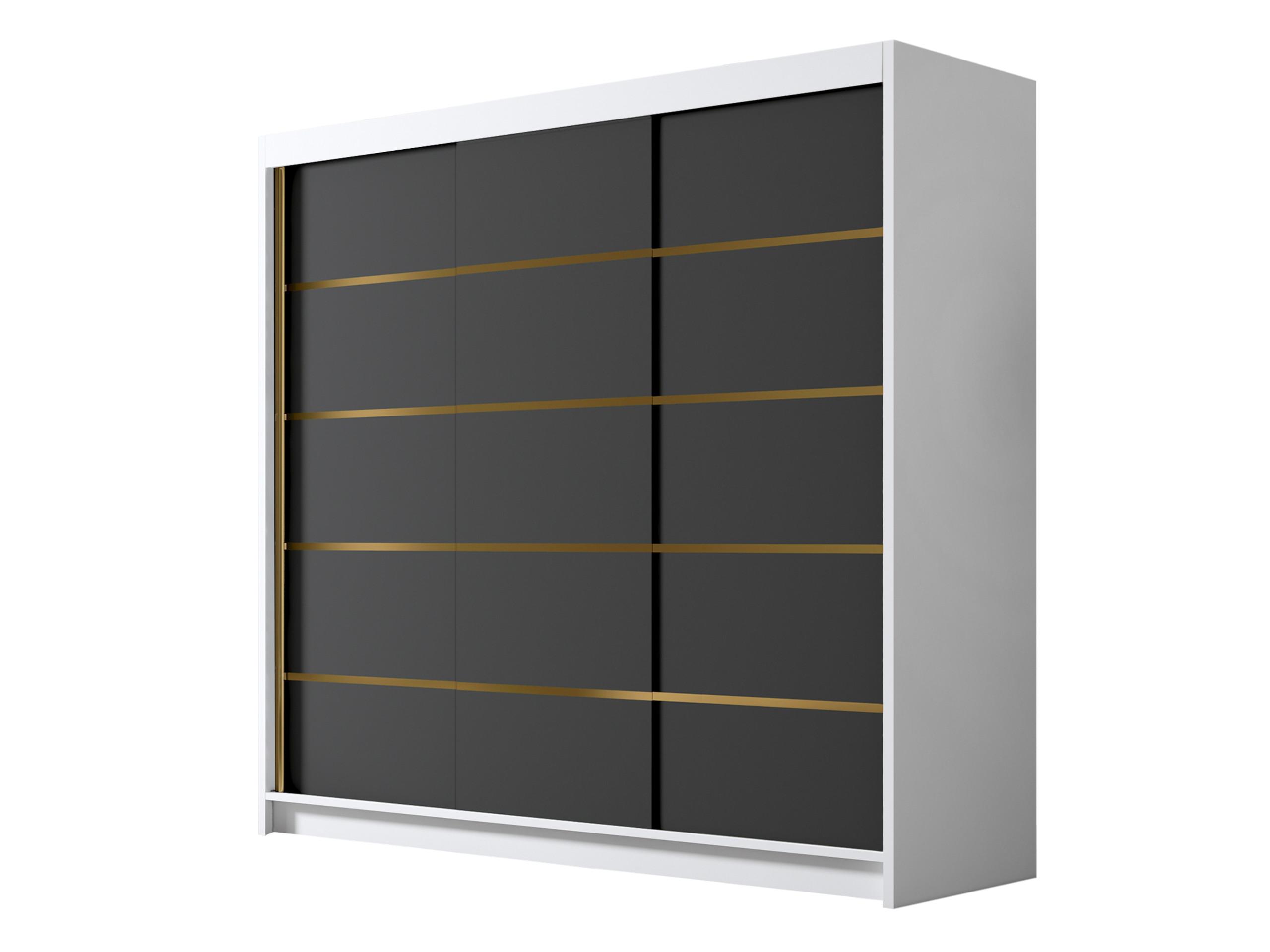 SCHIEBETÜRENSCHRANK Evo VII - Goldfarben/Multicolor, Holzwerkstoff/Metall (200/215/58cm) - MIRJAN24