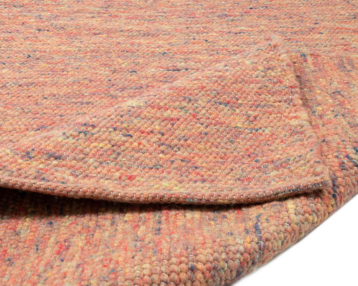 HANDWEBTEPPICH Alm-Freude 90x160 cm - Terracotta, Textil (90/160cm) - THEKO