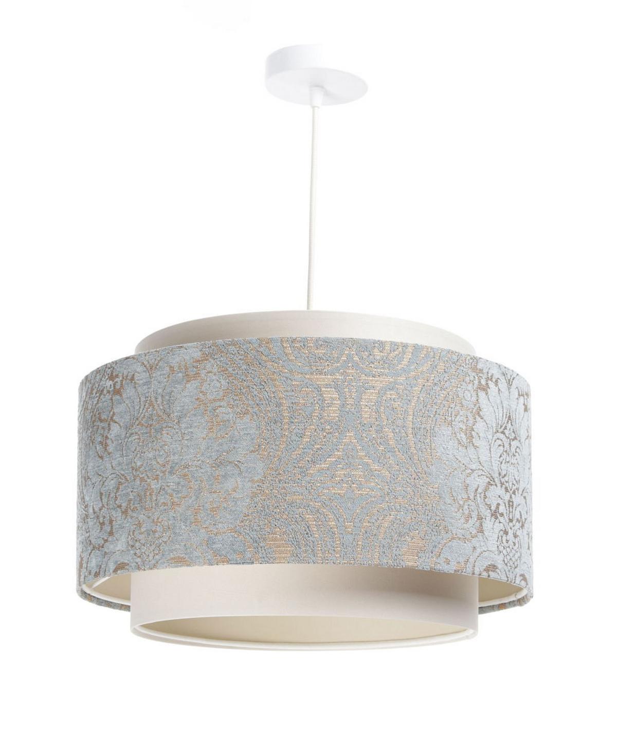 HÄNGELEUCHTE Blau 40/27 cm - Grau, Kunststoff (40/1/27cm) - ONZENO