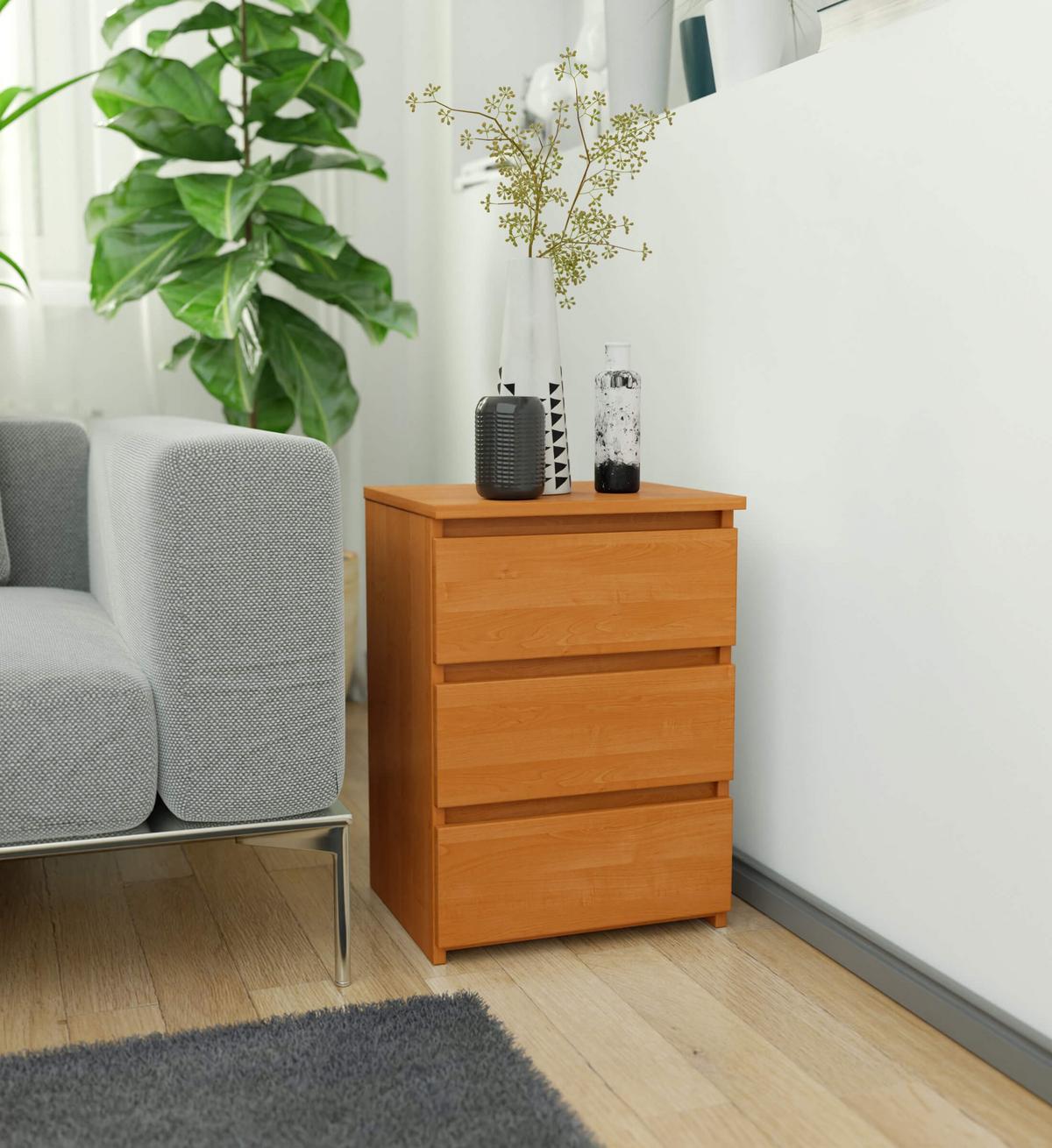 KOMMODE Erlefarben 57/40/35 - Erlefarben, Holzwerkstoff (40/57/35cm) - RAUMHIRSCH FURNITURE