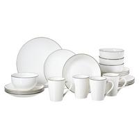 KOMBI-SET Adela grau 20-tlg. - Grau, Keramik (2/2/2cm) - Ritzenhoff Breker