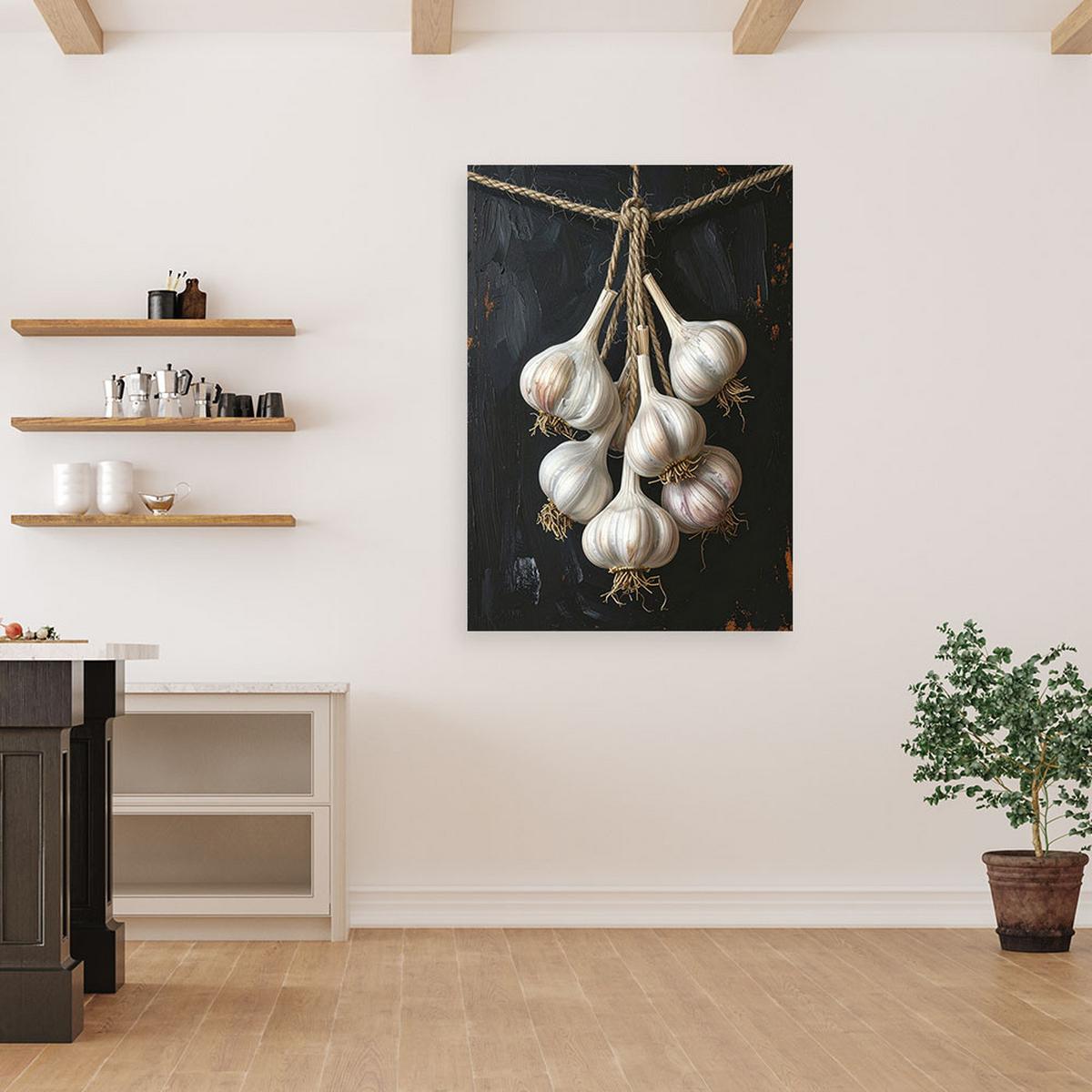 LEINWANDBILD Essen & Trinken 40x60cm - Weiß, Textil (40/60cm) - Feeby