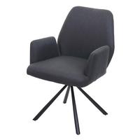 ESSZIMMERSTUHL Anthrazit - Dunkelgrau/Anthrazit, Textil (60/86/66cm) - MCW