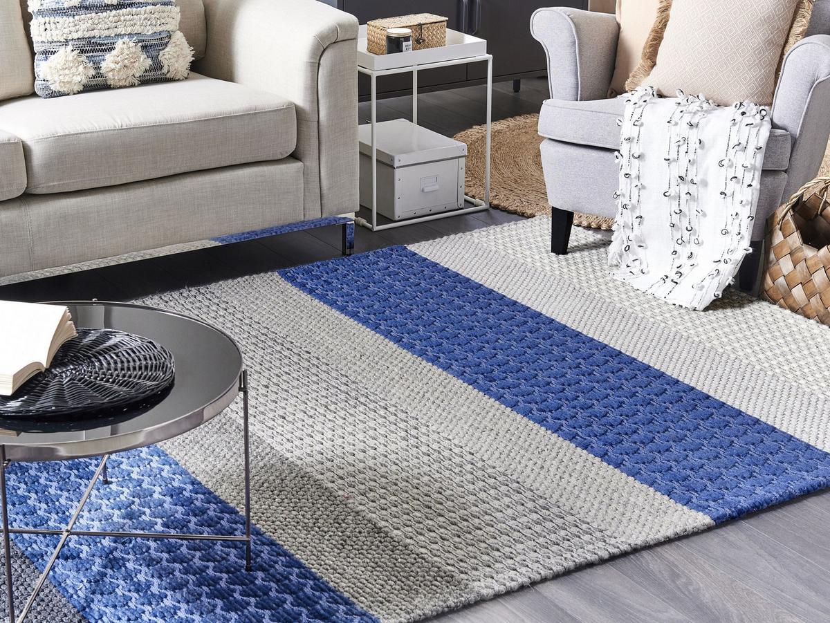 KURZFLOR-TEPPICH Akkaya 230/160 cm - Multicolor, Textil (160/230cm) - Beliani