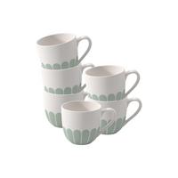 ESPRESSOTASSEN Fleur Couleur Vert 70 ml 6er Set - Grün, Keramik (0.07L) - Villeroy & Boch