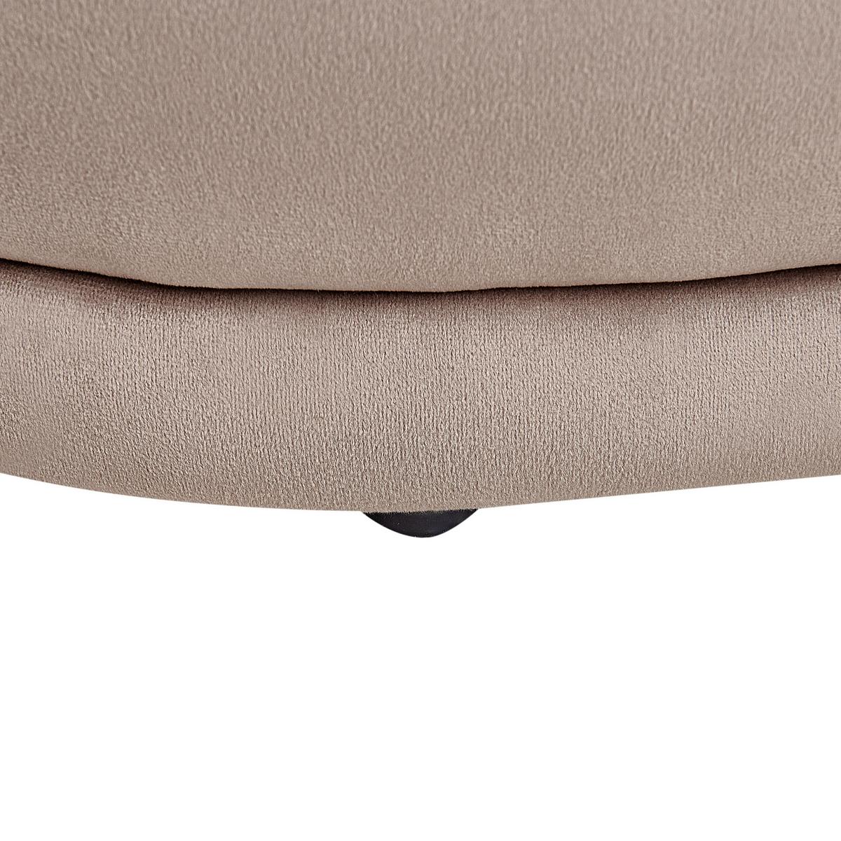 BANK Beige Ellendale - Taupe, Textil (90/40/41cm) - Beliani
