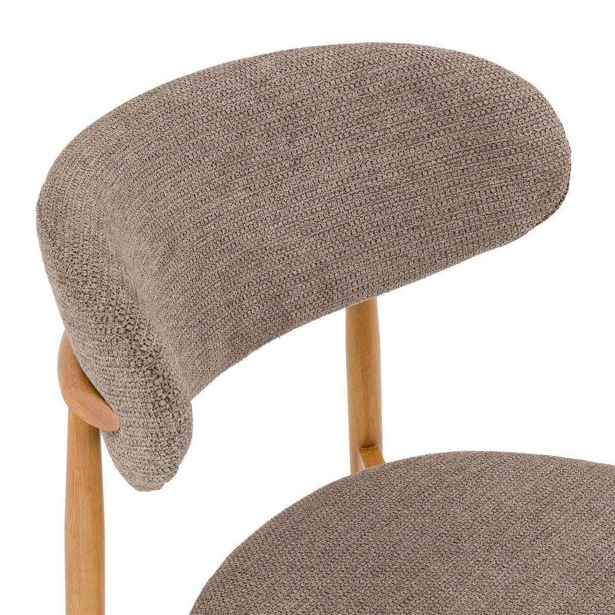 ESSZIMMERSTUHL ARIEL 2er-Set beige - Beige, Textil (51/80/55cm) - IDIMEX