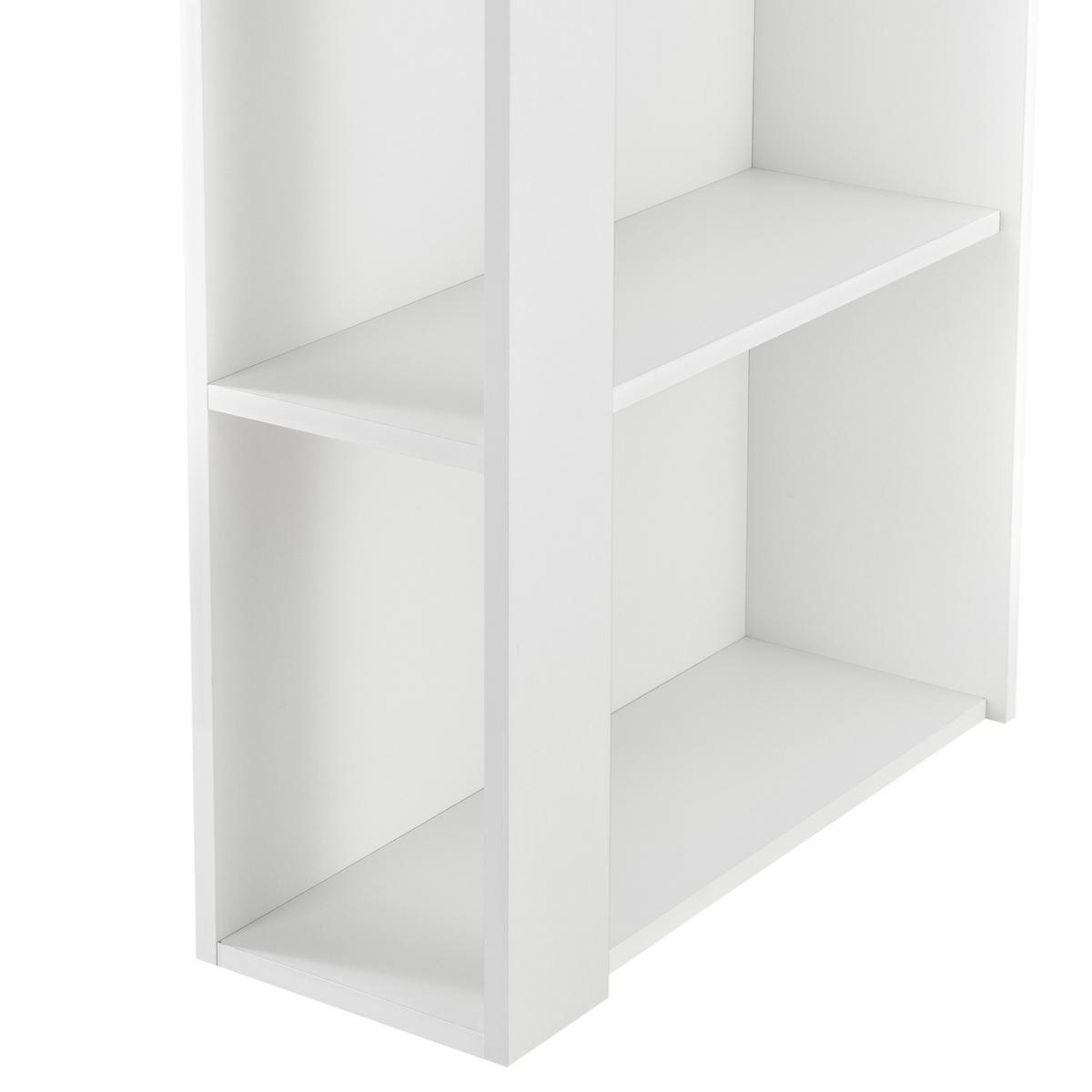 BARTISCH Danderyd - Weiß/Grau, Holzwerkstoff (60/120/105.5cm) - [en.casa]