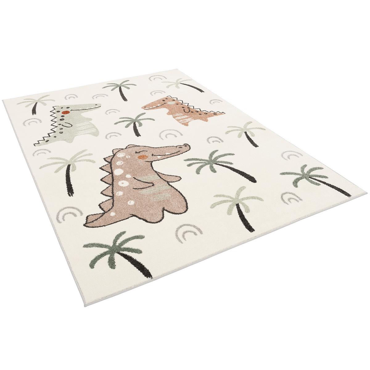 KINDER TEPPICH SOFTSTAR KIDS LUSTIGE DINOS - Multicolor, Textil (200/290cm) - Pergamon
