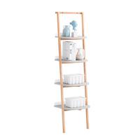 BÜCHERREGAL Grau-Natur - Naturfarben/Grau, Holz/Holzwerkstoff (44/169/39cm) - SoBuy