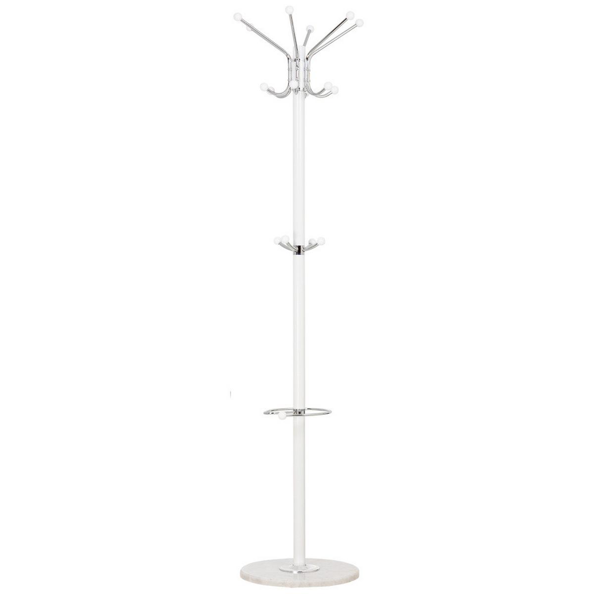 GARDEROBE aus metall 36x175cm - Weiß, Metall (36/175/36cm) - Wanderlust