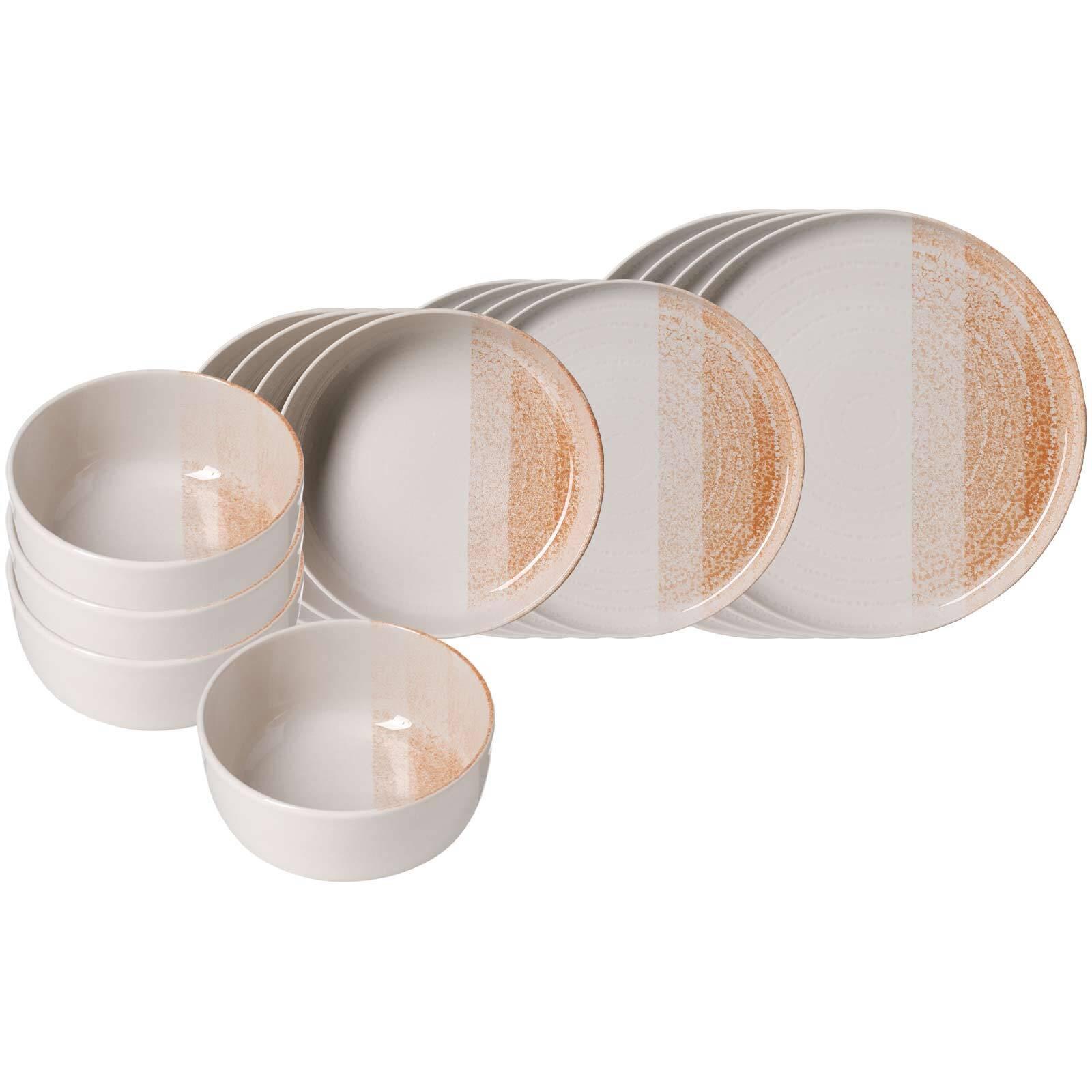 EINSTEIGER-SET Trio Braun 16-tlg. - Braun, Keramik (2/2/2cm) - Ritzenhoff Breker