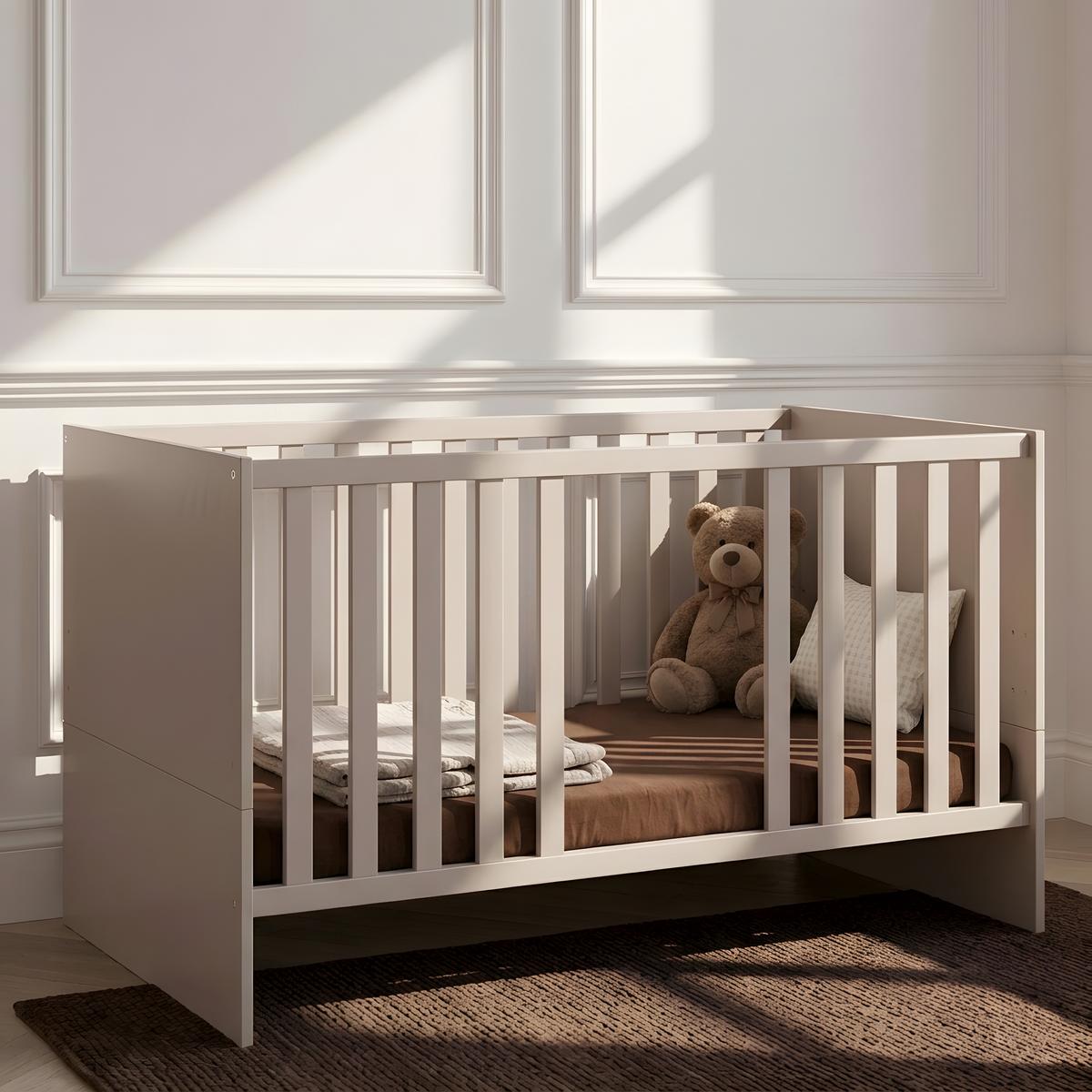 BABYBETT Essentials Premium Cashmere - Hellbraun, Holz/Holzwerkstoff (70/140cm) - arthur berndt