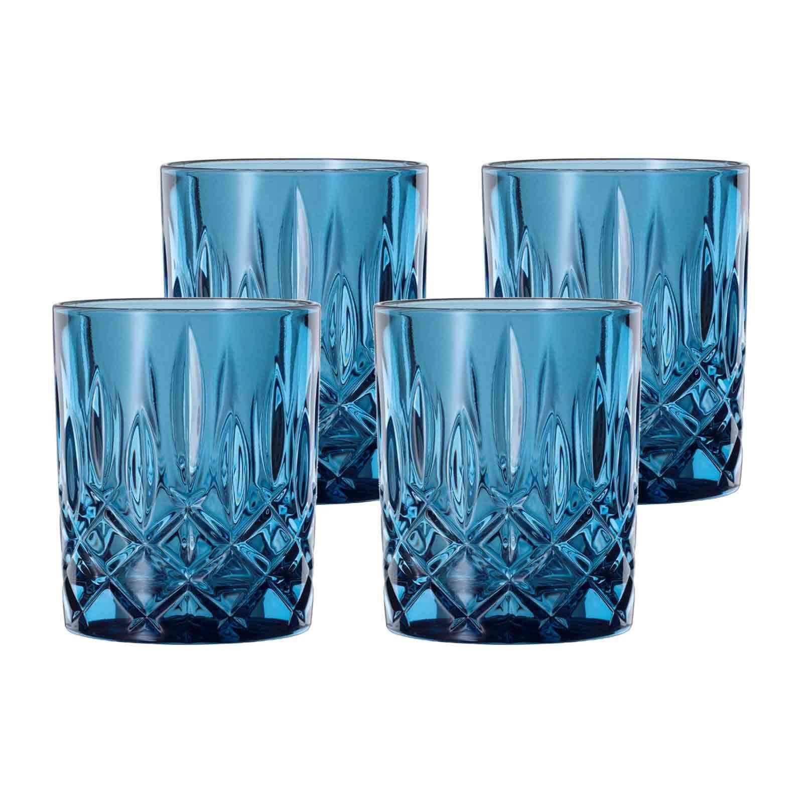 WHISKYBECHER Noblesse Vintage Vintage Blue 295 ml 4er Set - Blau, Glas (0.295L) - Nachtmann