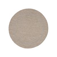 TEPPICH Outdoor ALSTER in Beige, einfarbig, Ø 160 cm - Beige, Textil (160/160cm) - KADIMA DESIGN
