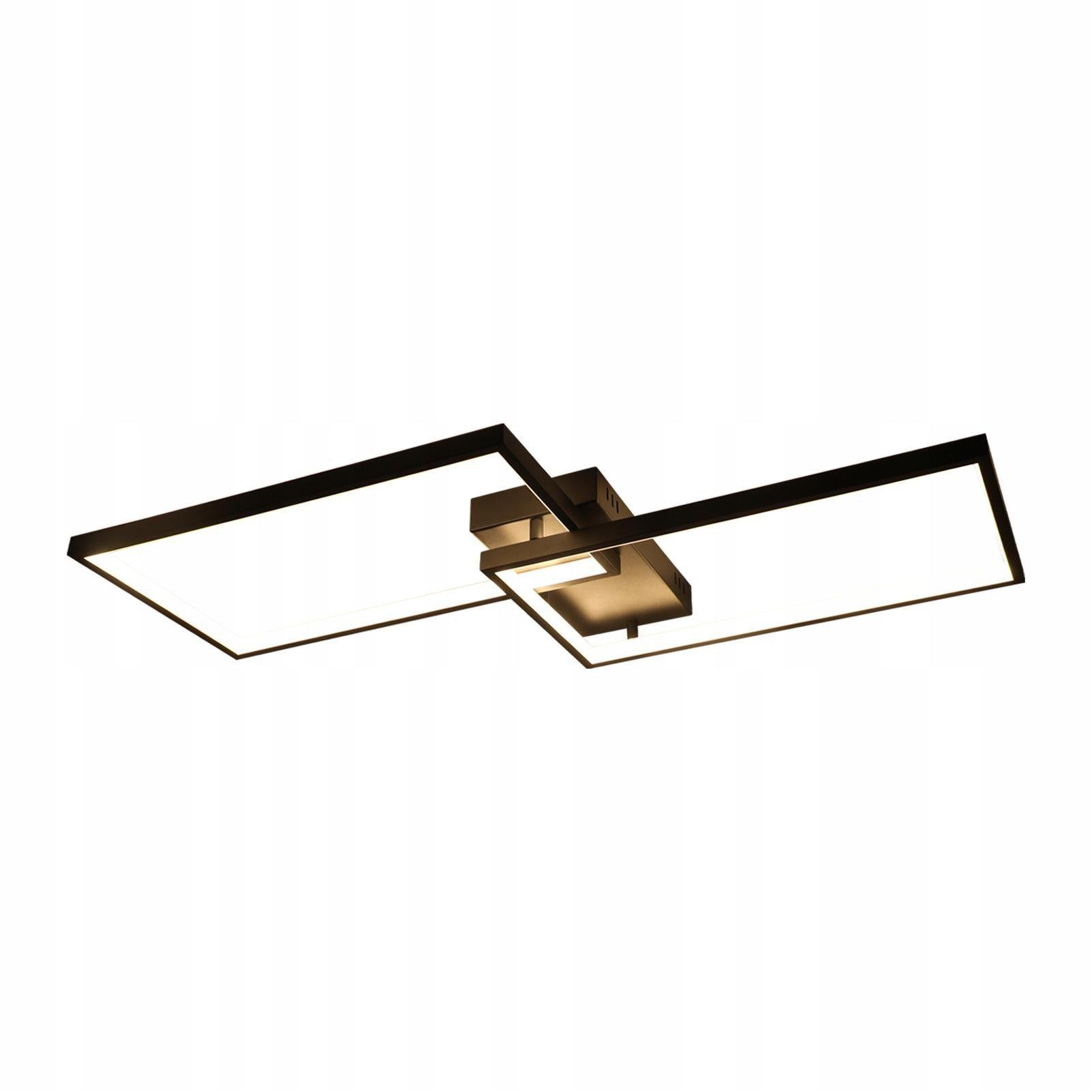 LED-DECKENLEUCHTE Kerrigan 60/29/7cm - Schwarz, Metall (60/29/7cm) - ZMH