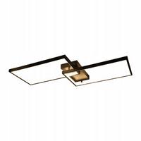 LED-DECKENLEUCHTE Kranzmarck 29/7/60 cm - Schwarz, Metall (60/29/7cm) - ZMH