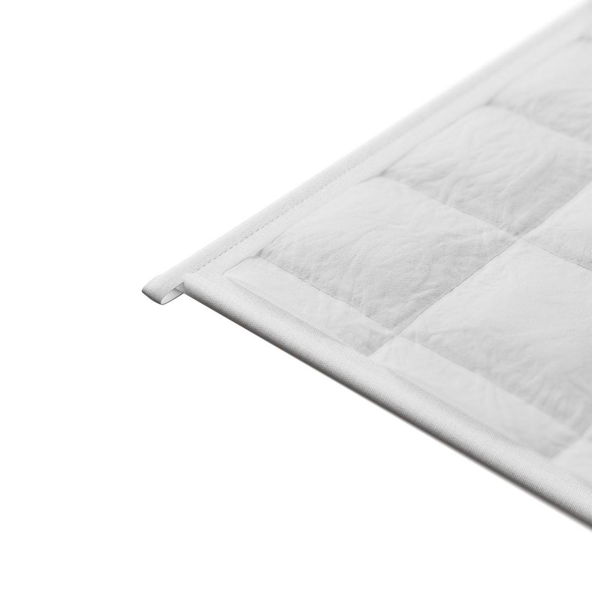 GEWICHTSDECKE Anti Stress Bettdecke 135x200 cm 9 kg - Weiß, Textil (135/200cm) - Juskys