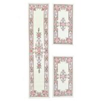 HANDTUFTTEPPICH Ming Bettumrandung 70x600 cm - Beige, Textil (70/600cm) - THEKO