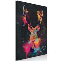 KUNSTDRUCK Bunt 80/120 cm - Multicolor, Textil (80/120cm) - KUNSTLOFT
