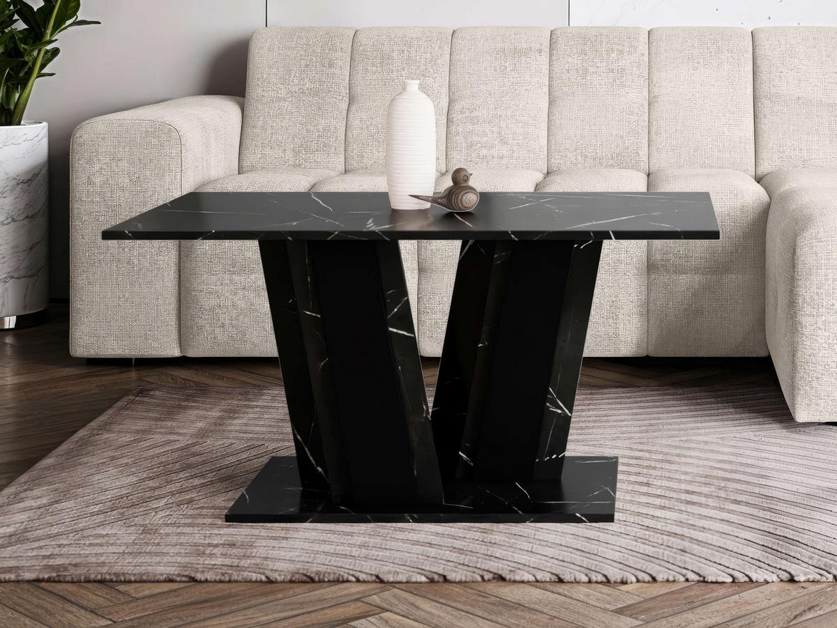 COUCHTISCH Muss - Schwarz, Holzwerkstoff (60/100/55cm) - MIRJAN24
