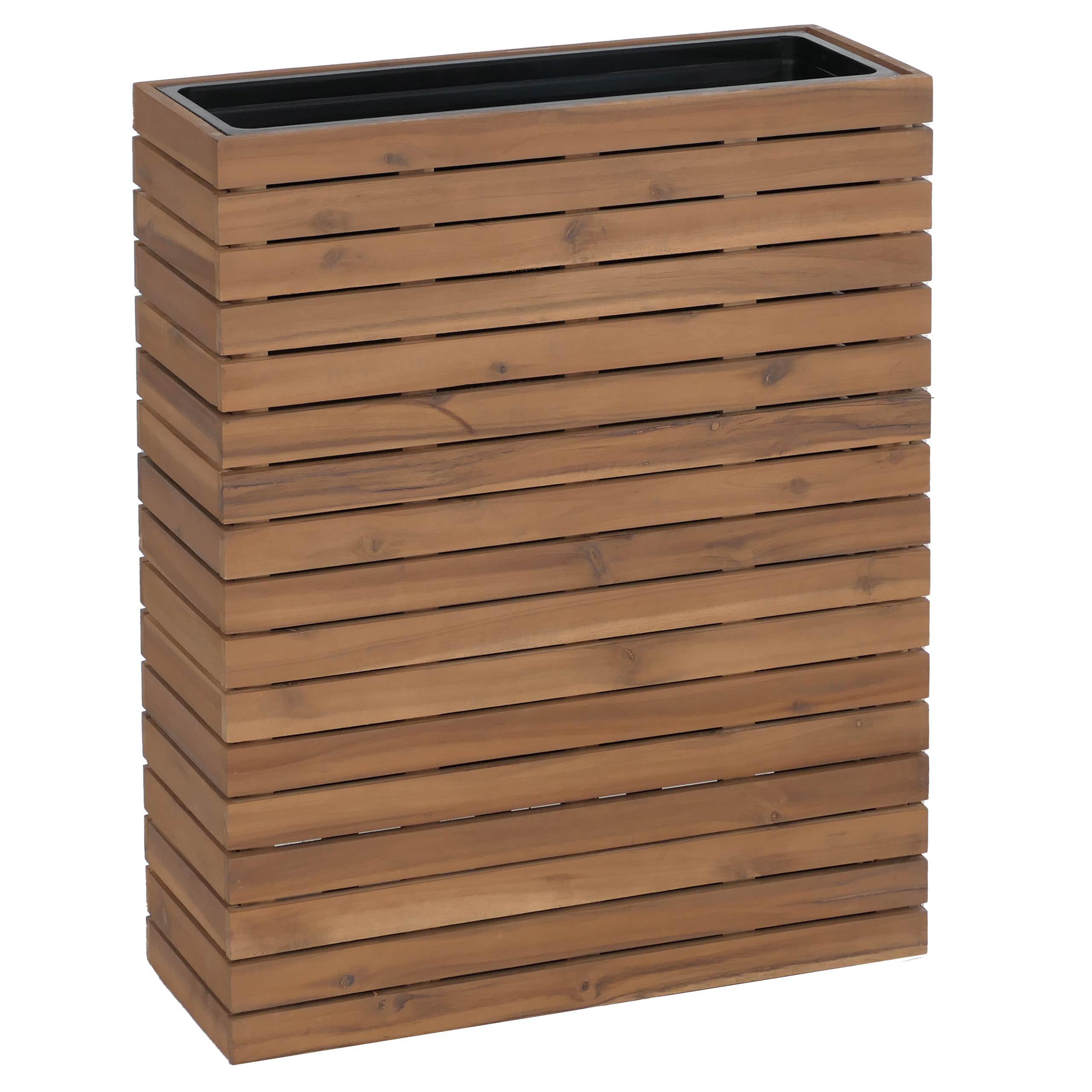 PFLANZKASTEN Hellbraun - Hellbraun, Holz (63/77/23cm) - MCW