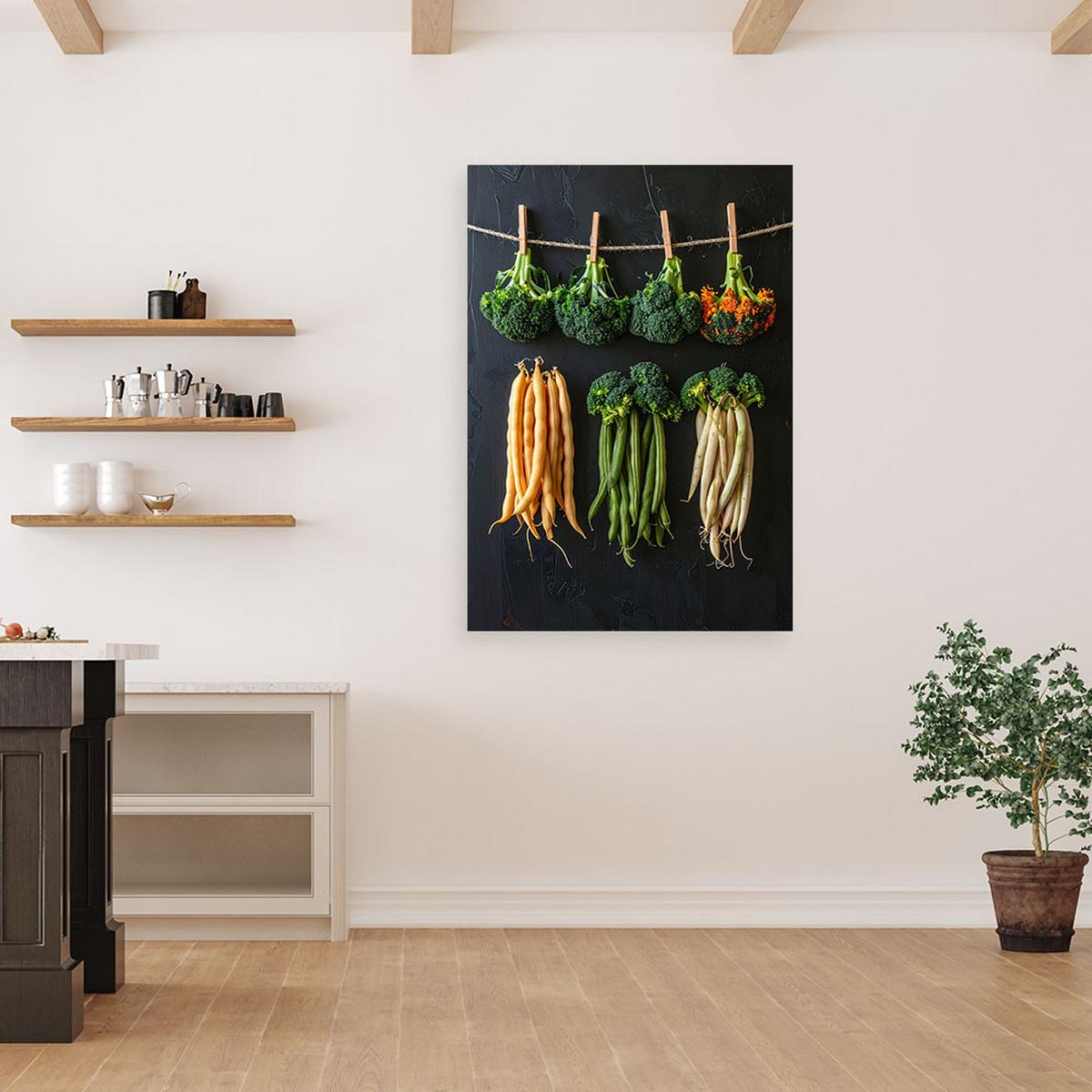 LEINWANDBILD Essen & Trinken 30x45cm - Multicolor, Textil (30/45cm) - Feeby
