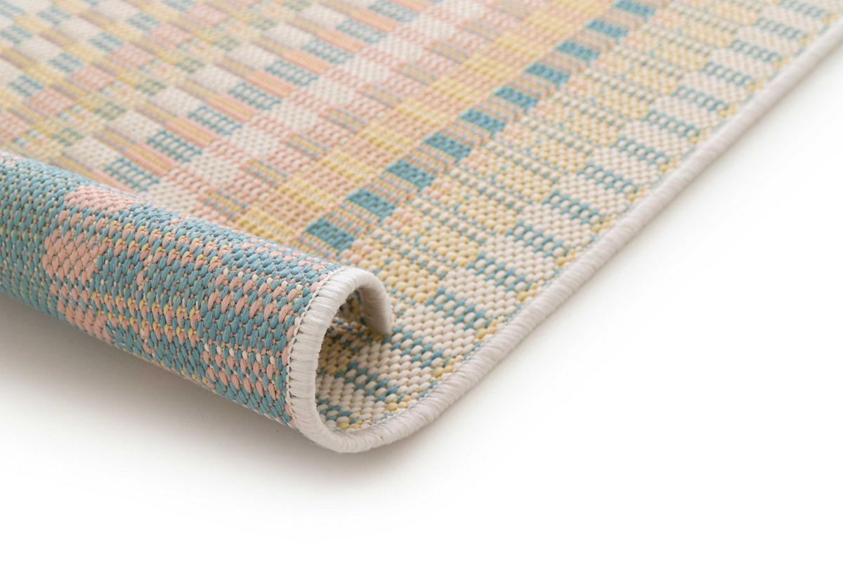 OUTDOORTEPPICH In Pastelltönen Manila 80/150 cm - Pastellblau/Pastellgrün, Textil (80/150cm) - Atticgo