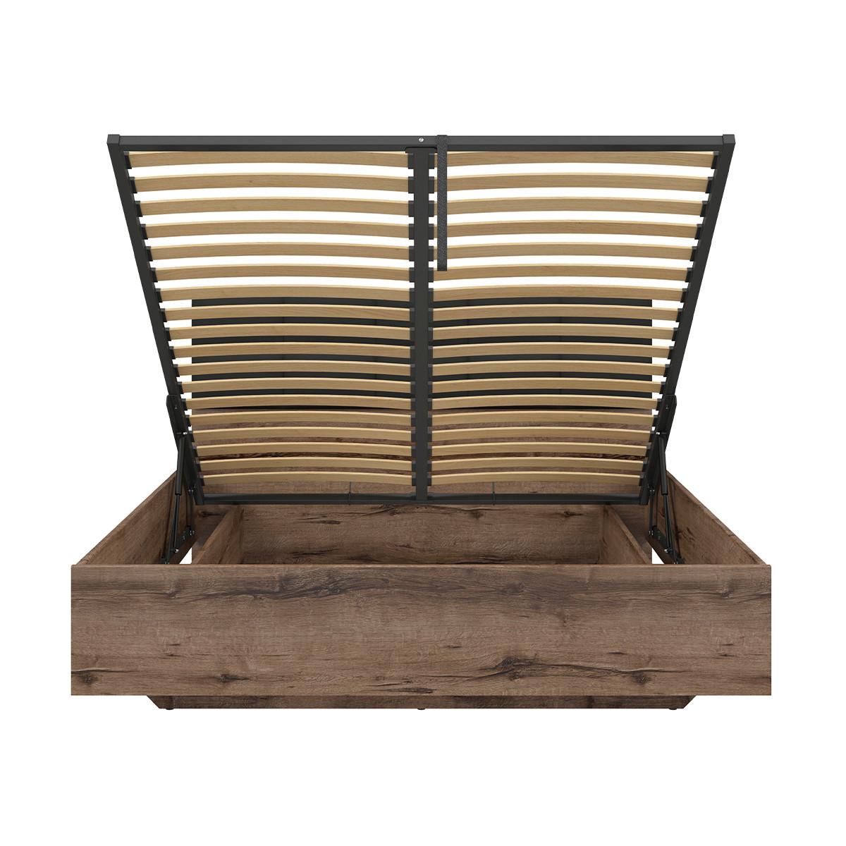 BOXBETT 160/200 Romane Holz - Braun, Holzwerkstoff (160/200cm) - Petits-meubles