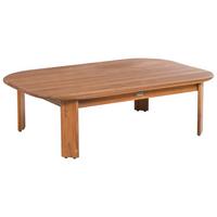 OUTDOOR-COUCHTISCH 120/80 cm Akazienholz Braun Talsano - Braun, Holz (120/80/36cm) - Beliani