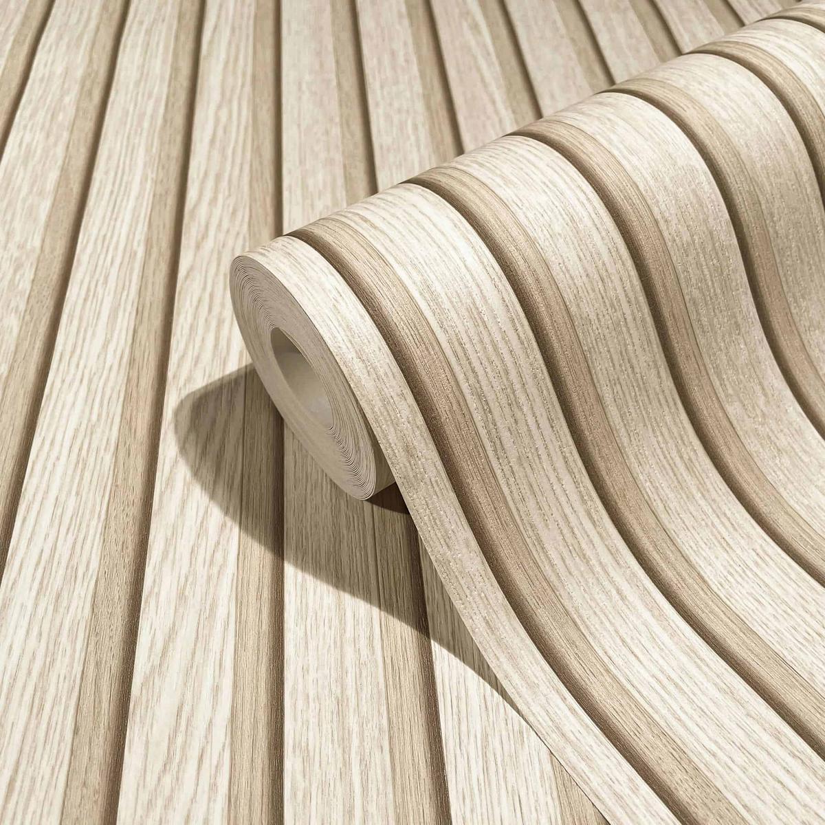 VLIESTAPETE Streifen Tapete beige - Beige, Papier (53/1cm) - marburg