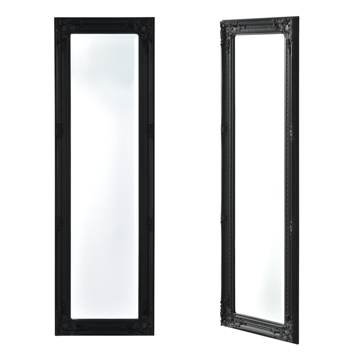 WANDSPIEGEL Livorno - Schwarz, Glas/Holz (28.5/132/118cm) - [en.casa]