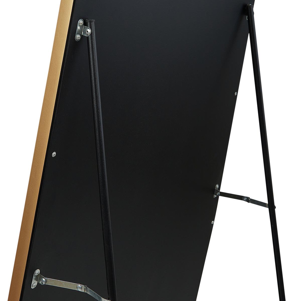 STANDSPIEGEL 165 cm Metall Gold Tartas - Goldfarben, Metall (50/165/36cm) - Beliani