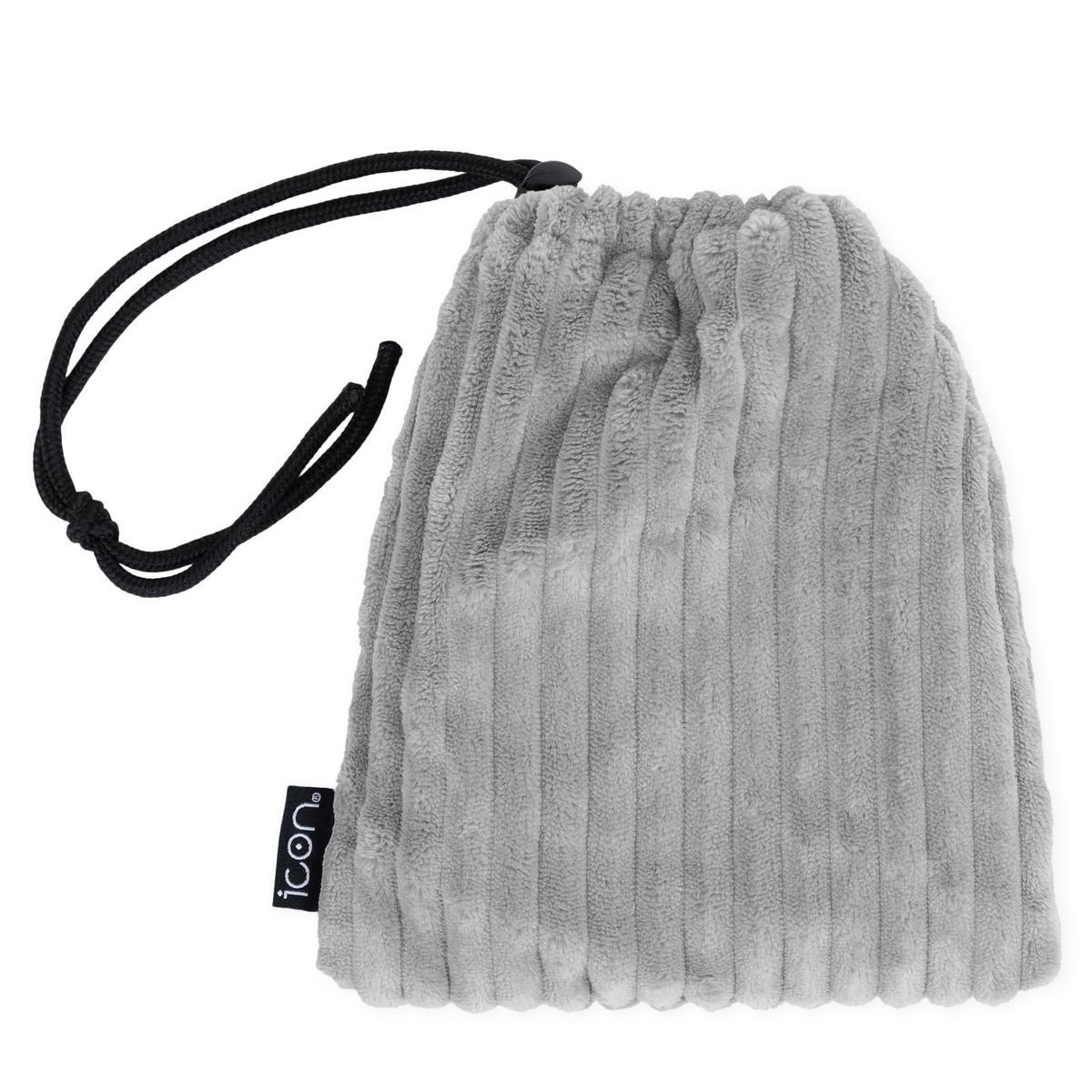 SITZSACK-SOFA 4-tlg. ZEN: 2 Ecksessel, Sessel, Fußstütze - Grau, Textil (390/68/100cm) - icon