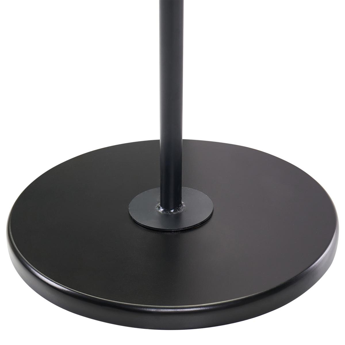 STANDSPIEGEL 167 cm Schwarz Louvigny - Schwarz, Holzwerkstoff (40/167/38cm) - Beliani